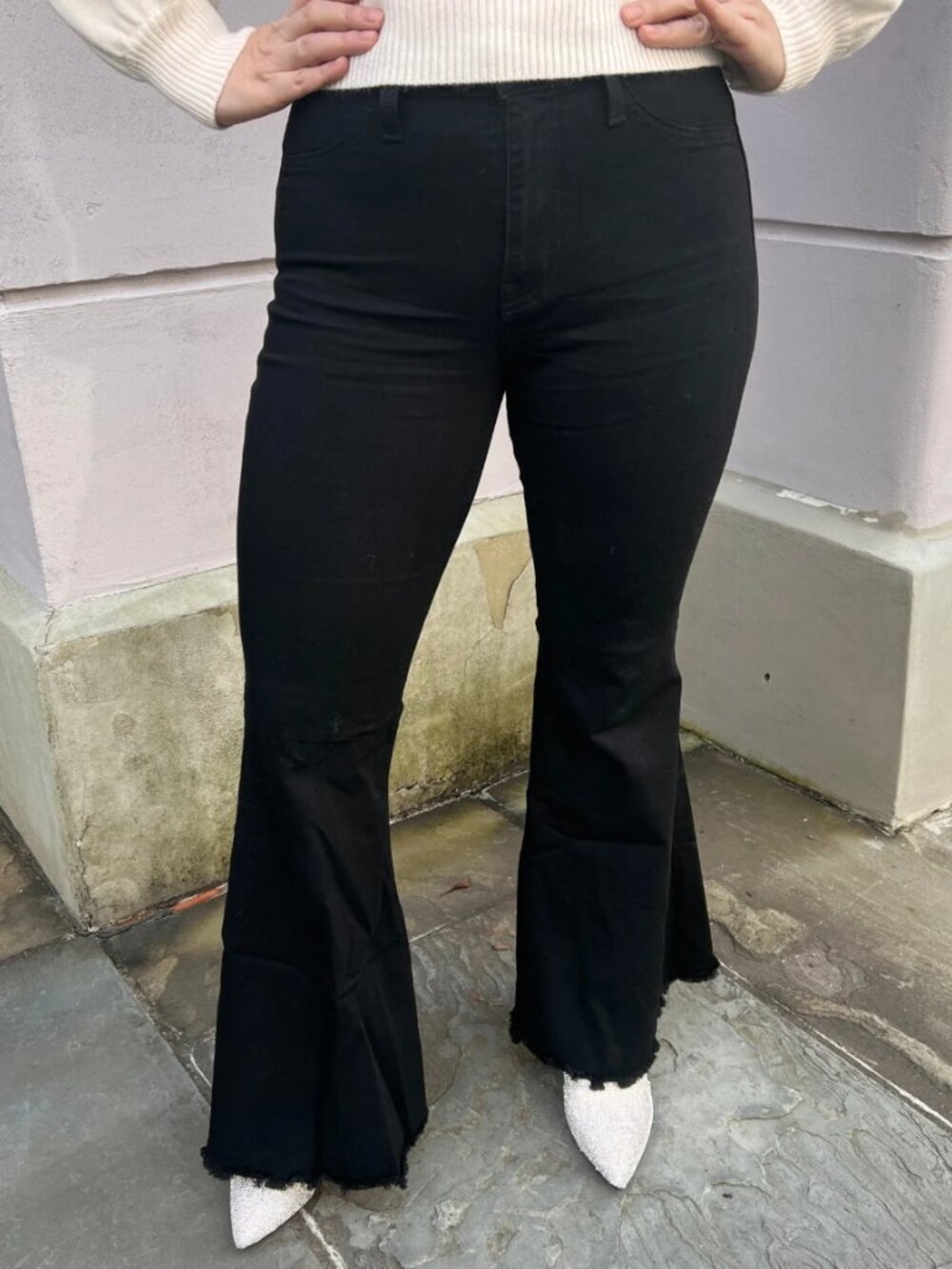 Judy Blue BLACK High Waist Super Flared JEANS